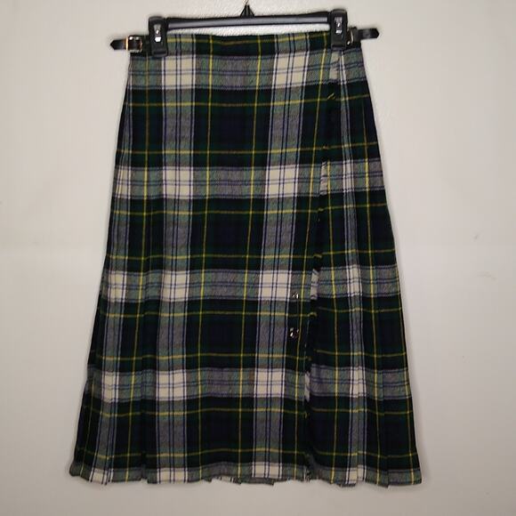 Pringle women's size 12 vintage wrap pure wool skirt. Preppy Made in Scotland - Picture 1 of 8